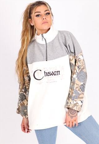 VINTAGE FLEECE PATTERN SWEATSHIRT NSW158