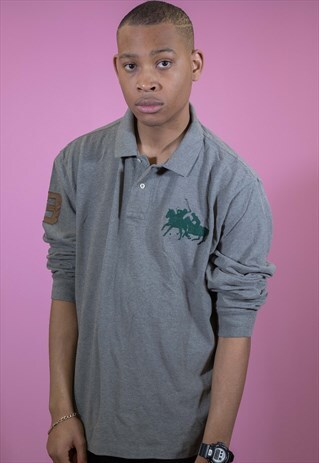 VINTAGE RALPH LAUREN LONG SLEEVE POLO SHIRT