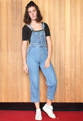VINTAGE 1990S BLUE DENIM DUNGAREES