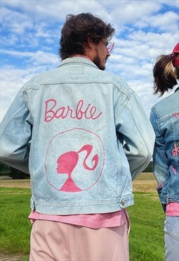 Barbie Handpainted Vintage Denim Jacket