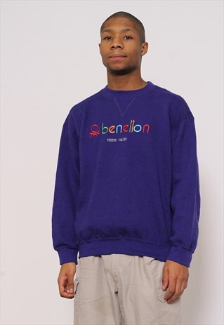 VINTAGE BENETTON CREW NECK SWEATSHIRT