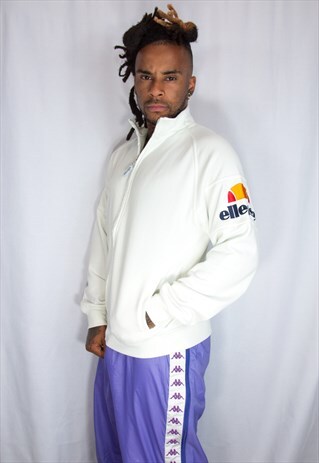 ELLESSE EMBROIDED VINTAGE SWEATSHIRT
