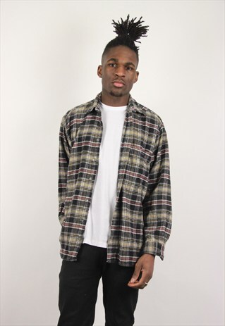 VINTAGE THICK FLANNEL SHIRT