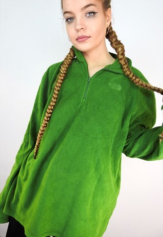 90'S VINTAGE NORTH FACE GREEN FLEECE