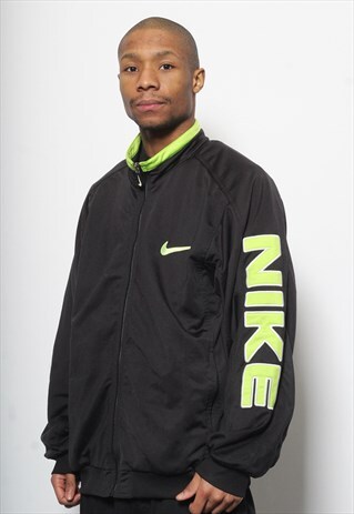 VINTAGE NIKE JACKET TRACK TOP BLACK