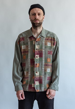VINTAGE 80S FUNKY LONG SLEEVE SHIRT