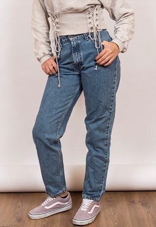 LEVIS 550 HIGH WAISTED DENIM JEANS