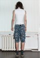 VINTAGE Y2K KISS TURTLENECK SLEEVELESS TOP IN XOXO WHITE