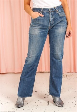 VINTAGE 90S FADED LEVI'S 501 JEANS