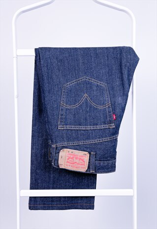 VINTAGE LEVI'S 501 JEANS BLUE DENIM 38W 30L