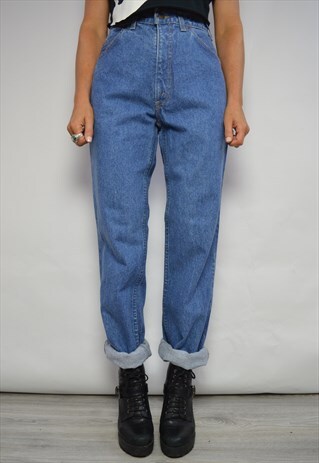 VINTAGE 90S LEVI'S 531 SILVER TAB MEDIUM BLUE WASH JEANS