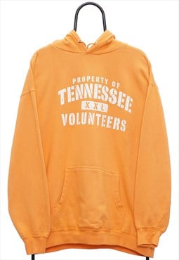 Vintage Tennessee Volunteers Graphic Orange Hoodie Mens