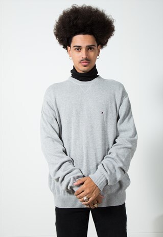 VINTAGE 80S TOMMY HILFIGER KNIT JUMPER / S440