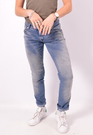 VINTAGE MOSCHINO JEANS SLIM BLUE