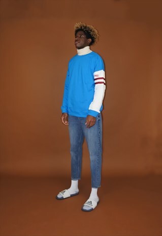 90S BOYFRIEND VARSITY SWEATSHIRT
