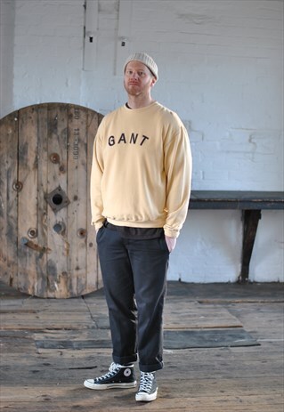 90S GANT SPELL OUT SWEATER
