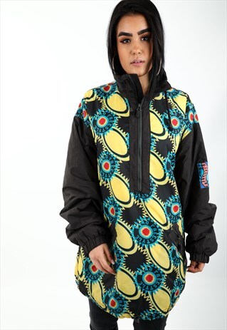 VINTAGE PATTERNED PADDED JACKET NJ13