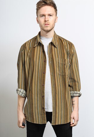 VINTAGE CORDUROY CORD SHIRT