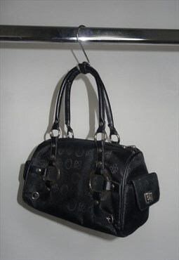 Vintage Y2K Domo Buckle Strap Monogrammed Handbag