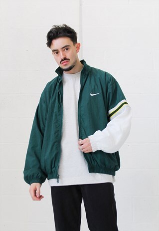 VINTAGE NIKE COLOUR BLOCK TRACK JACKET