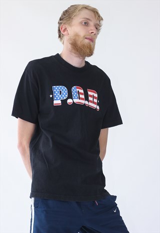 VINTAGE MENS P.O.D BIG LOGO T-SHIRT