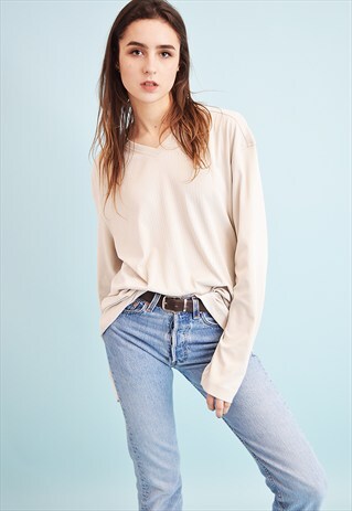 90'S RETRO NORMCORE OVERSIZED DADS JUMPER TOP
