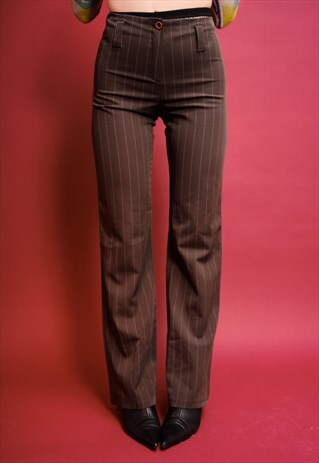 VINTAGE LATE 90S STRIPED TROUSERS