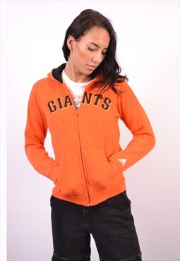 Vintage Adidas Giants Hoodie Sweater Orange