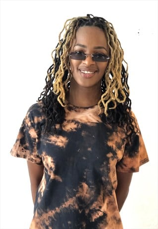 BAAD T-SHIRT BLACK TIE&DYE