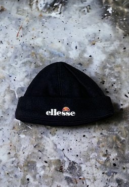 Vintage Ellesse Skully Fleece Beanie Hat