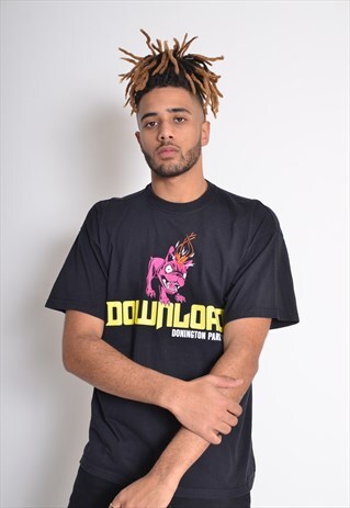 VINTAGE DOWNLOAD FESTIVAL 2005 T-SHIRT BLACK