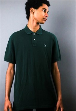 vintage green hacket polo shirt