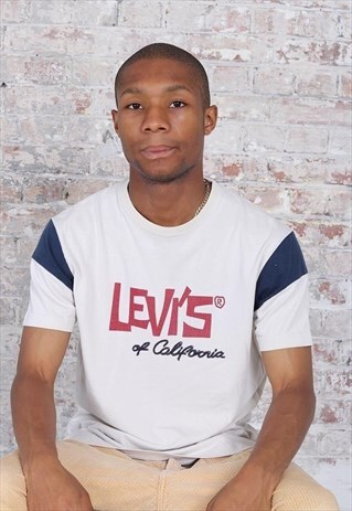 VINTAGE LEVIS LOGO T-SHIRT WHITE