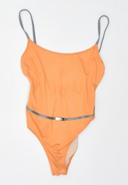 Vintage 90's Moschino Swimming Suit Orange