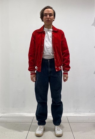 CORDUROY COLLEGE FOOTBALL JACKET