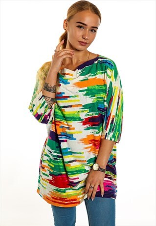 VINTAGE PATTERNED T-SHIRT T314