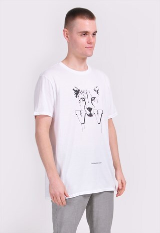 WHITE CHEETAH T-SHIRT