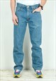 505 W32 L32 Regular Straight Jeans Denim Trousers Streetwear
