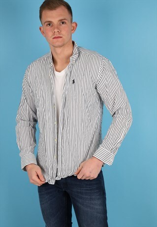VINTAGE POLO RALPH LAUREN STRIPE SHIRT NS145