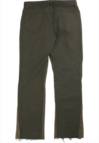 Vintage  Topman Jeans / Pants Bootcut Khaki Green 32