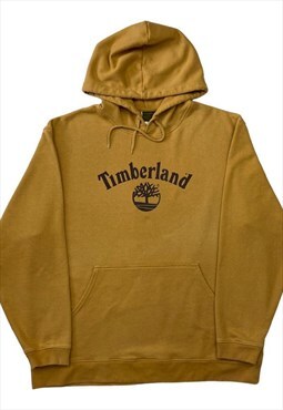Timberland Vintage Mustard Retro Spellout Hoodie