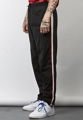 VINTAGE 90'S BLACK POPPER REEBOK JOGGERS