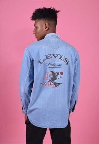 LEVI'S BLUE DENIM SHIRT