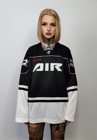 BASKETBALL TOP AMERICAN SPORTS MESH JUMPER PATCHED PULLOVER