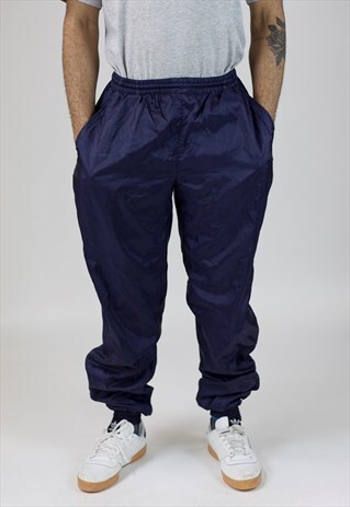 VINTAGE 90'S PUMA PURPLE SHELL TRACKSUIT BOTTOMS
