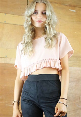 FRILL CROP TOP