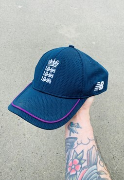 Vintage England Cricket New Balance Embroidered Hat Cap