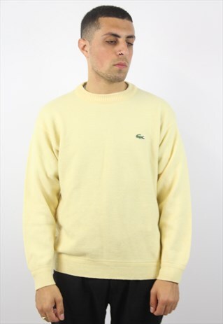 VINTAGE LACOSTE LEMON JUMPER