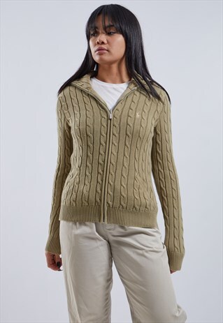 VINTAGE RALPH LAUREN ZIP-UP JUMPER