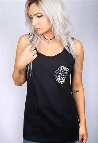 IT'S NEVER TOO LATE BLACK VEST